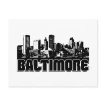 Baltimore Skyline Post Cards
