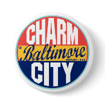 Baltimore VIntage Label Pin