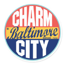 Baltimore VIntage Label Sticker