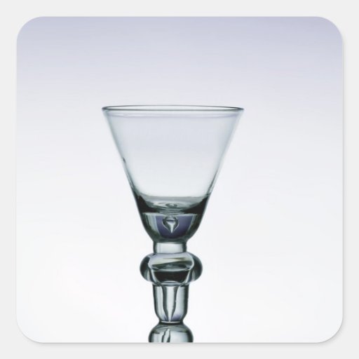 Baluster stem goblet, c.1700-20 stickers