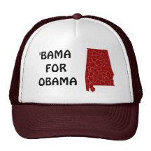 'BAMA FOR OBAMA MESH HAT