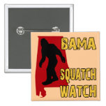 Bama Squatch Watch Pinback Button