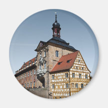Bamberg - portrait d'Altes Rathaus Magnets