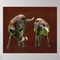 Bambi and deer poster