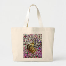 Bambina the Fawn in Flowers II Canvas Bag