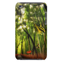 Bamboo & Butterfly Art 2 Case-Mate Case iPod Case-Mate Case