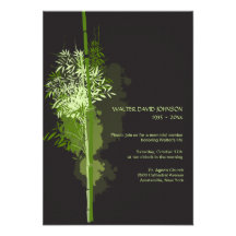 Bamboo Grass Invitation