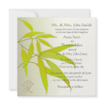 Bamboo Leaves Invitation