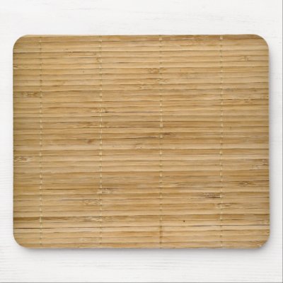 Bamboo mouse pad by 8peanutbutter