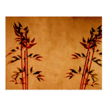Bamboo on Parchment Postcards
