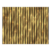 Bamboo Poles Patterned Photo Art