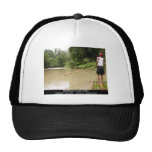 Bamboo Rafting on Great River Lethe Jamaica Mesh Hat