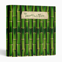 Bamboo Texture Vinyl Binders