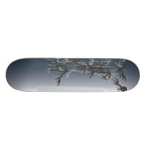 Bambou bleu planches à roulettes customisées