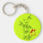 Bambou dans le kanji Keychain Porte-clé