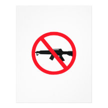 Ban Assault Weapons Letterhead Design