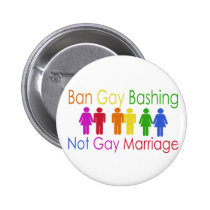 Ban Gay Bashing buttons