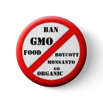 Ban GMO Button by elfyboy