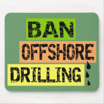 BAN OFFSHORE DRILLING MOUSE PADS