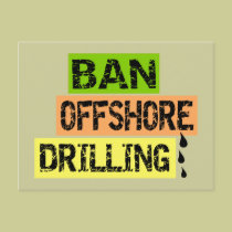 BAN OFFSHORE DRILLING postcards