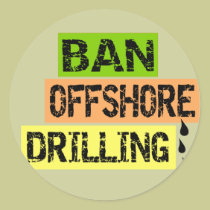 BAN OFFSHORE DRILLING stickers