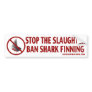 Ban Shark Finning Bumper Sticker