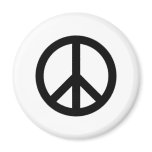 Ban the Bomb Fridge Magnet
