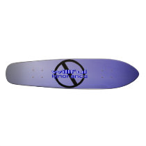 Ban Wilful Ignorance Blue Skateboard
