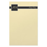 Banana & Black Colour Block Stationery