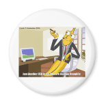 Banana CEO Funny Offbeat Cartoon Collectable Gifts magnets