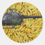 BANANA HELICOPTER STICKERS