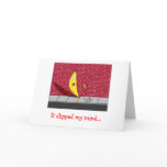 Banana Slipping - It Slipped My Mind Greeting Card