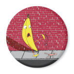 Banana Slipping on a Person Magnet
