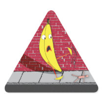 Banana Slipping on a Person Sticker