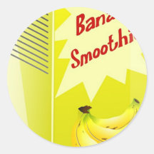 Banana Smoothie Sticker