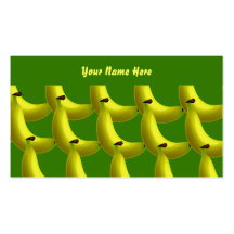 Banana Wallpaper, Your Name Here Business Card Template