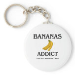 Bananas Addict Keychains