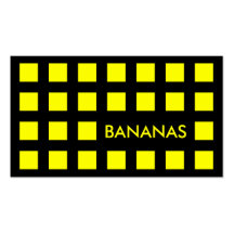 BANANAS (mod squares) Business Card Templates