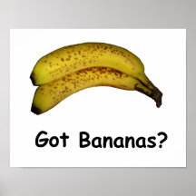 Bananes obtenues posters