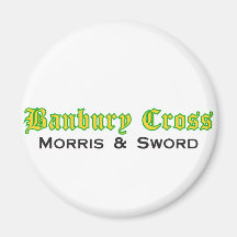 Banbury Text Fridge Magnet