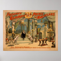 BANCROFT Magician Illusionist VAUDEVILLE Poster