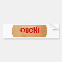 Band Aid Bumper Stickers