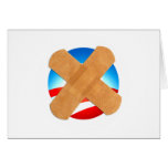 Band-aid No to Obamascare Greeting Card