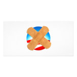 Band-aid No to Obamascare Photo Card Template