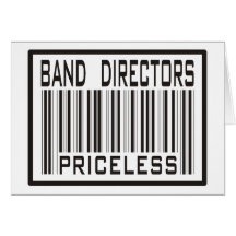 Band Directors Priceless Greeting Card