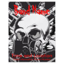 Band Flyer Skull and Gas Mask
