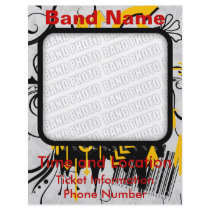 Band Flyer Urban Grunge with Photo