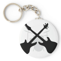 band gear - drums eguitar  bass key chain