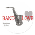 Band/Love/Saxophones Rock stickers