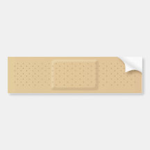Bandage Bumper Sticker